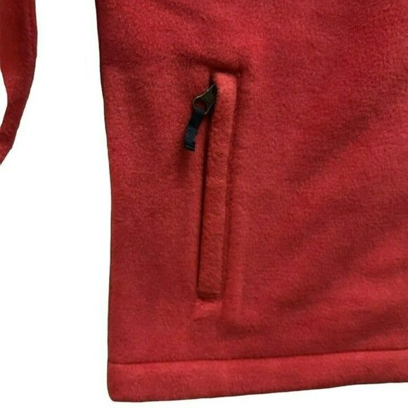 Mens columbia Basin Butte fleece full zip  Red And Navy Blue Cozy New NT Size L - Picture 6 of 12